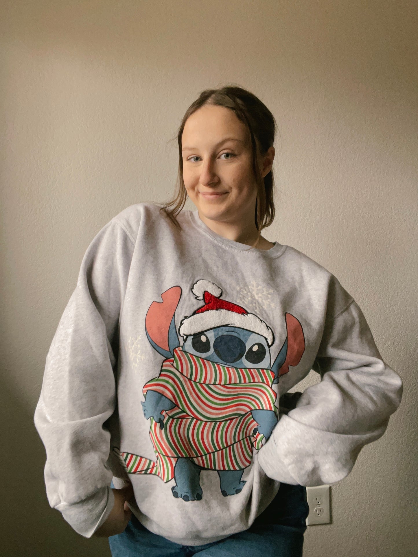 Christmas Stitch Crewneck | From the Rack | Grace Thrifts