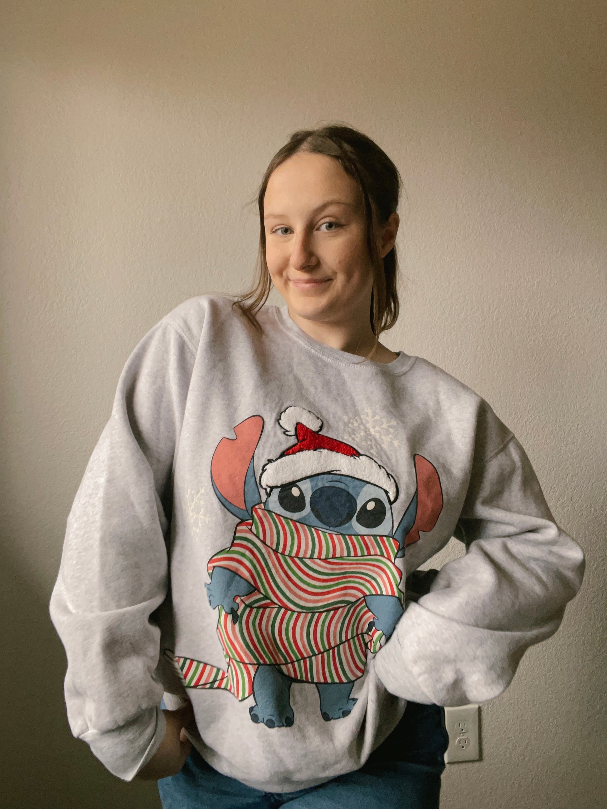 Christmas Stitch Crewneck | From the Rack | Grace Thrifts