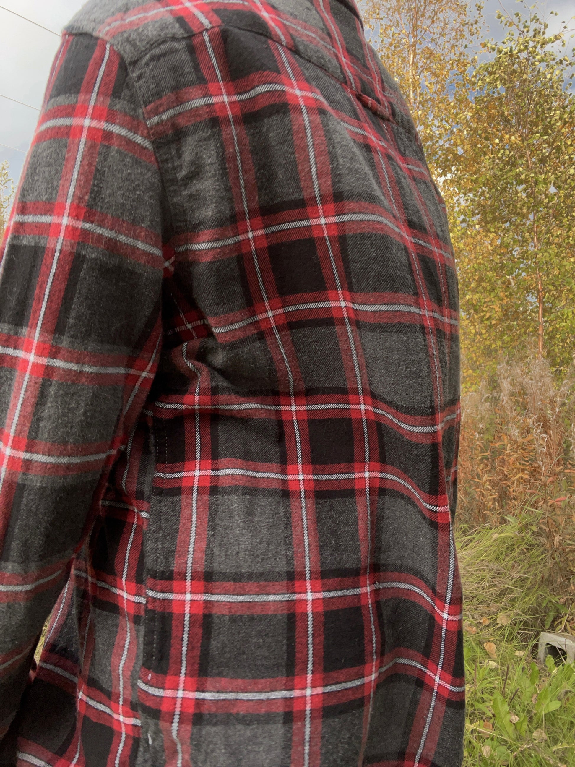 Red and Black Button Up Flannel | From the Rack | Curated Secondhand Styles | Grace Thrifts | Wasilla, AK