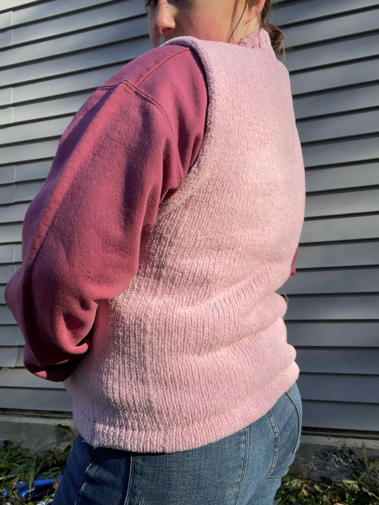 Pink Fuzzy Zip Up Vest | From the Rack | Curated Secondhand Styles | Grace Thrifts | Wasilla, AK