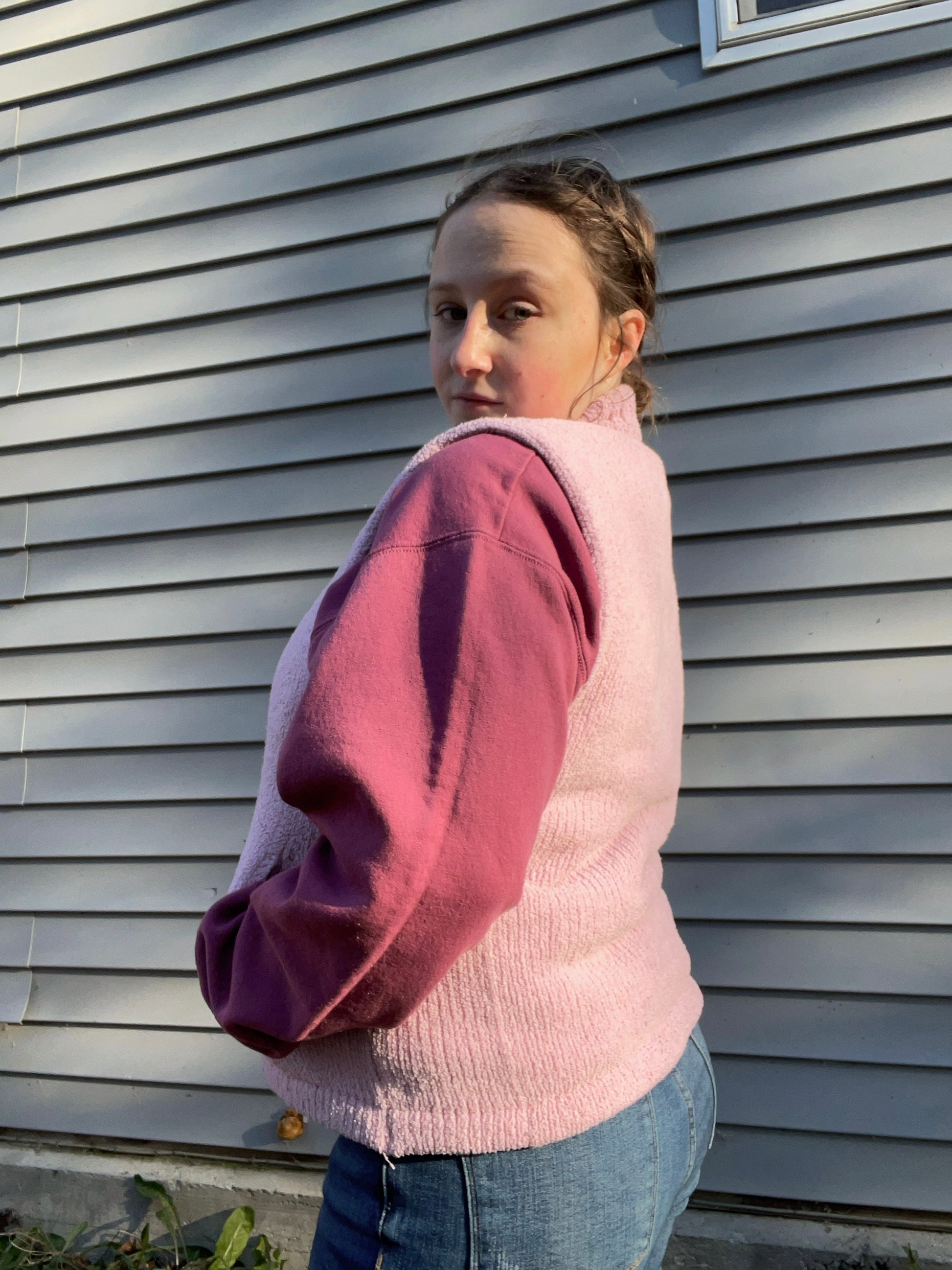 Pink Fuzzy Zip Up Vest | From the Rack | Curated Secondhand Styles | Grace Thrifts | Wasilla, AK
